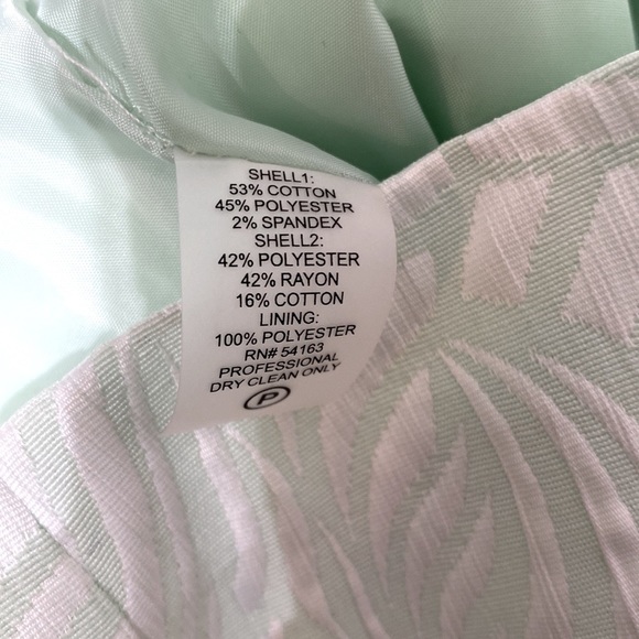 Calvin Klein Zebra print brocade & boucle sheath sleeveless dress Mint size 6 - Picture 4 of 12